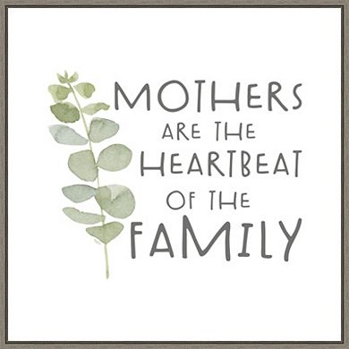 Amanti Art Mother's Inspiration I Heartbeat Framed Wall Art