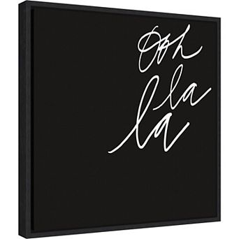 Amanti Art Ooh II Framed Wall Art