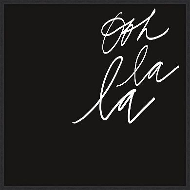 Amanti Art Ooh II Framed Wall Art