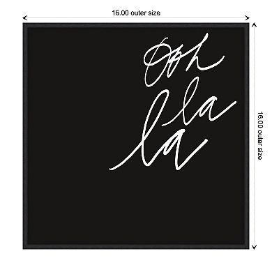 Amanti Art Ooh II Framed Wall Art