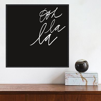 Amanti Art Ooh II Framed Wall Art