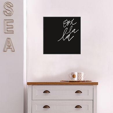 Amanti Art Ooh II Framed Wall Art