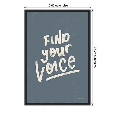 Amanti Art Rise Up I Voice Framed Wall Art
