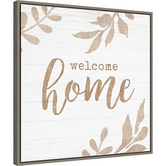 Amanti Art Welcome Home Framed Wall Art
