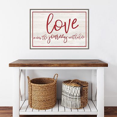 Amanti Art Valentines Love Framed Wall Art