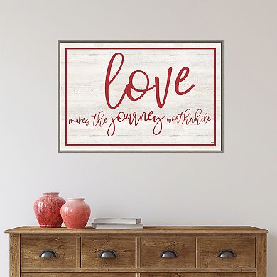 Amanti Art Valentines Love Framed Wall Art
