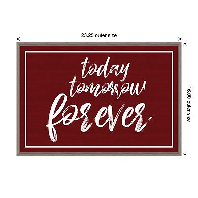 Amanti Art Valentines Sentiment VII Forever Framed Wall Art