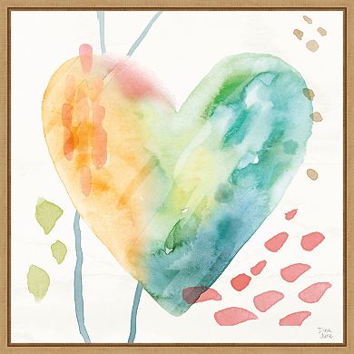 Amanti Art Winged Whisper VII Heart Framed Wall Art