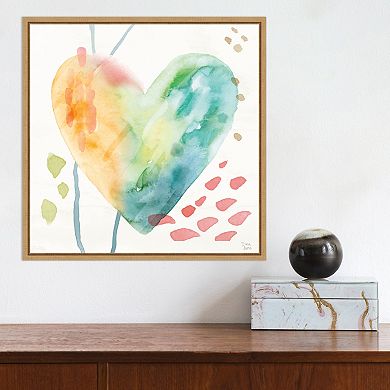 Amanti Art Winged Whisper VII Heart Framed Wall Art