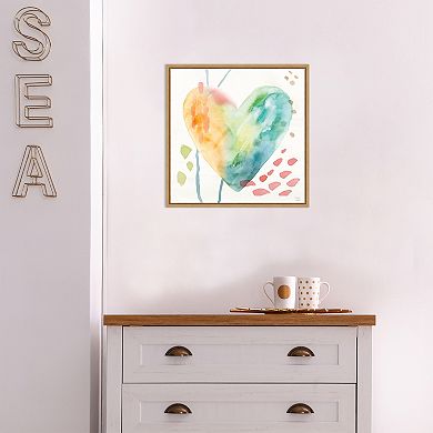 Amanti Art Winged Whisper VII Heart Framed Wall Art