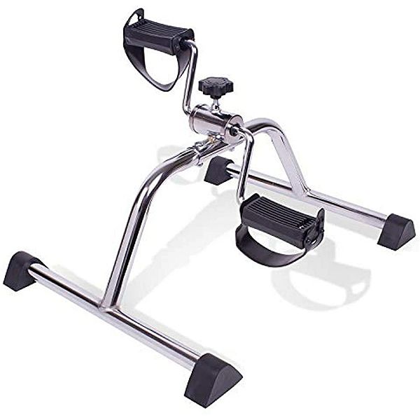 Under Desk Stationary Exercise Bike Portable Arm Leg Foot Pedal Exerciser US 