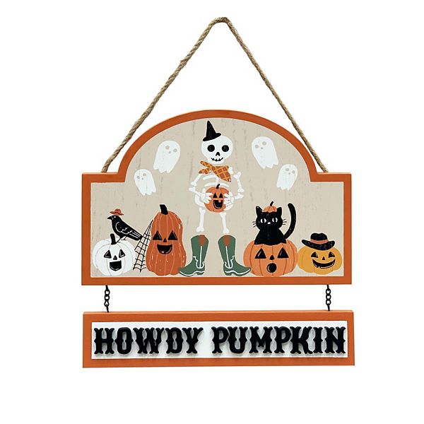 Celebrate Together™ Halloween Howdy Pumpkin Wall Decor