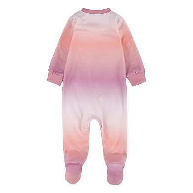 Baby Girl Nike Fleece Ombre Sleep & Play Bodysuit