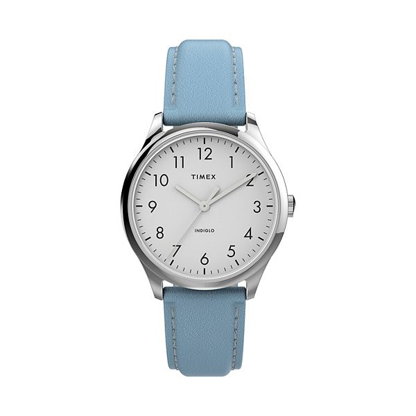 Timex® Easy Reader® 32 MM Women's Leather Strap Watch - TW2V25300JT