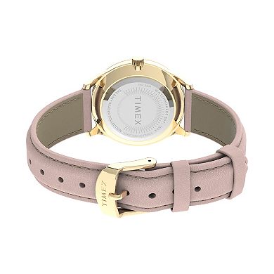 Timex Easy Reader 32 MM Women's Leather Strap Watch - TW2V25200JT
