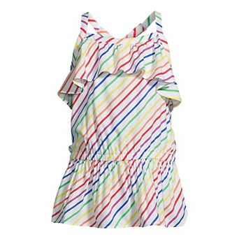 Girls 2-20 Lands' End Ruffle Tank Top in Regular & Plus