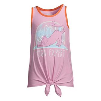 Girls 8-16 Plus Lands' End Tie Front Active Tank Top