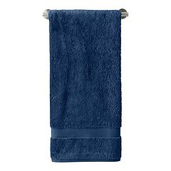 Essential Cotton 6-Piece Bath Towel Set - Lands' End - Purple