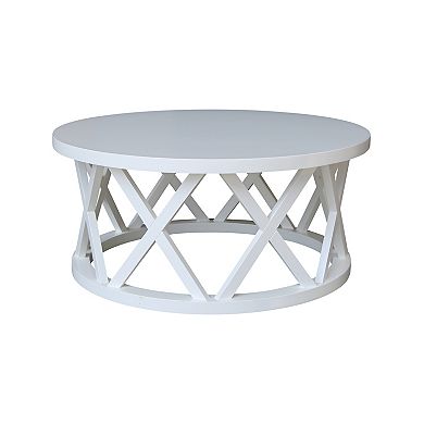 International Concepts Ceylon Round Coffee Table