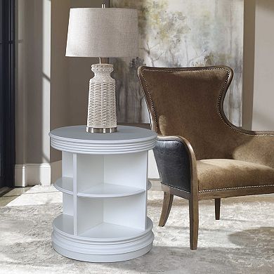 International Concepts Library Round End Table
