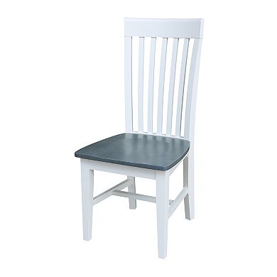 International Concepts Drop Leaf Dining Table & Slat Back Chair 5-piece Set