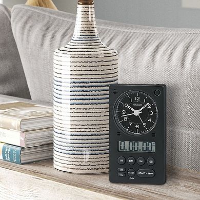 Seiko 3-in-1 Alarm Clock Table Decor