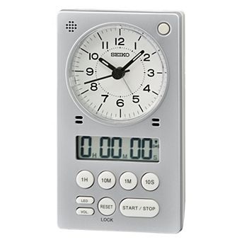 Seiko 3-in-1 Alarm Clock Table Decor
