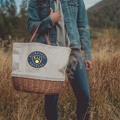 Picnic Time Milwaukee Brewers Promenade Picnic Basket Set