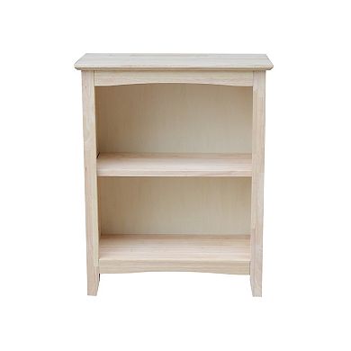 International Concepts Shaker 2-Shelf Bookcase