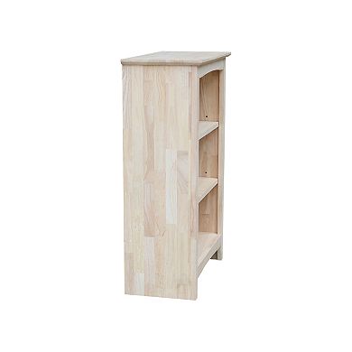 International Concepts Shaker 3-Shelf Bookcase