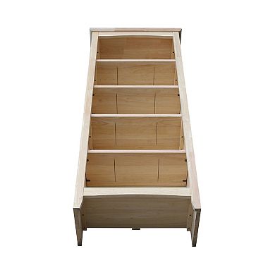 International Concepts Shaker 5-Shelf Bookcase