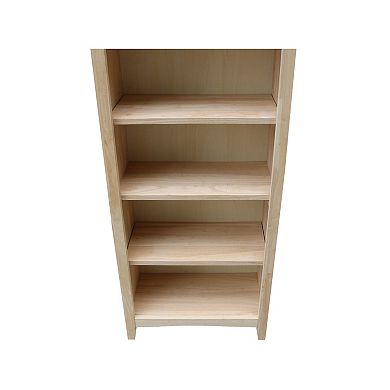 International Concepts Shaker 5-Shelf Bookcase