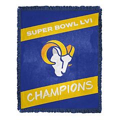 Los Angeles Rams Super Bowl LVI Champions Blanket - Trends Bedding