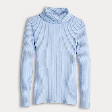 Women's Croft & Barrow® Ribbed Turtleneck Sweater