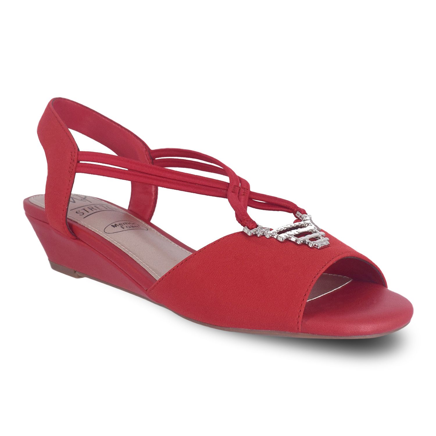 kohls red sandals