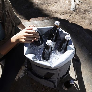 Picnic Time Milwaukee Brewers On The Go Roll-Top Cooler Backpack