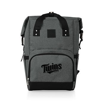 Picnic Time Minnesota Twins On The Go Roll-Top Cooler Backpack