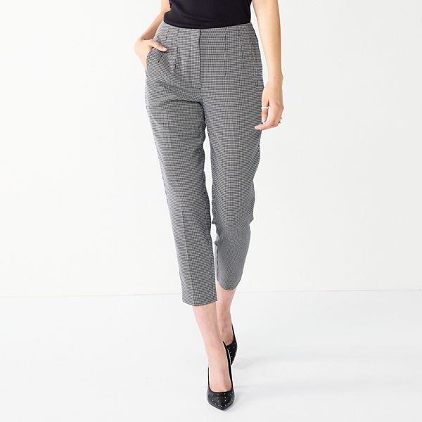 Petite Nine West HighWaisted Tapered Pants
