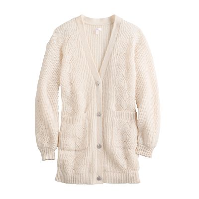Women s LC Lauren Conrad Long Cardigan Sweater