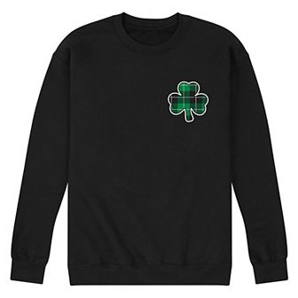Men's Plaid Shamrock Sweatshirt