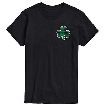 Men's Plaid Shamrock Tee