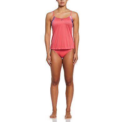 Women's Nike Layered Tankini Swim Top