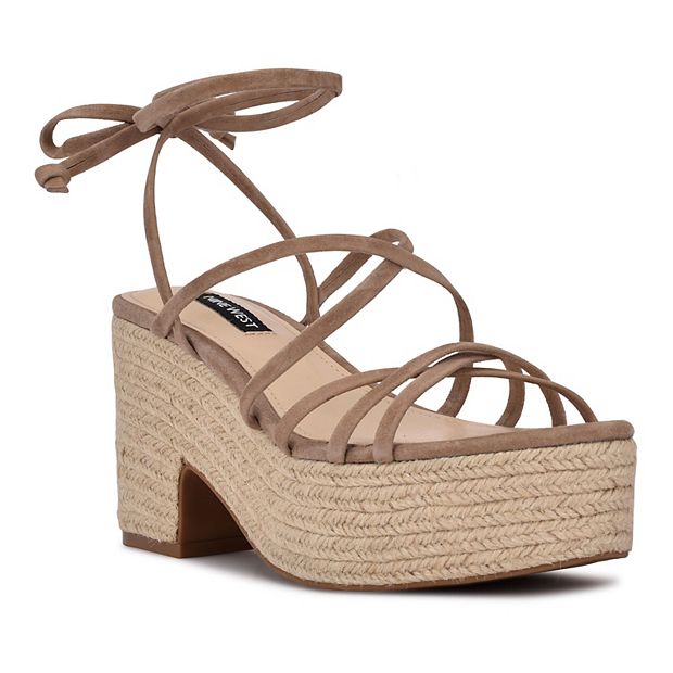 Nine West Riplee Women s Suede Platform Sandals