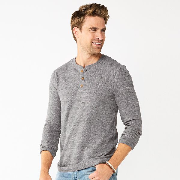 Men's Sonoma Goods For Life® Thermal Henley Top