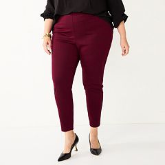 Red hot sale pants kohls