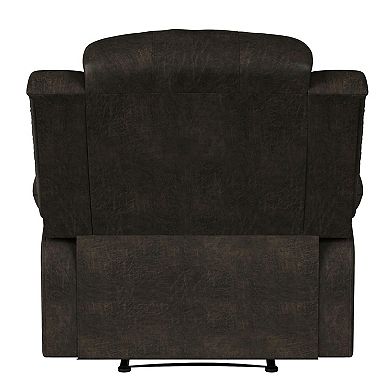 Relax-a-Lounger Dayton Plush Recliner Arm Chair