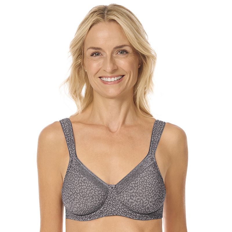 Amoena Bliss Underwire Mastectomy Bra, Women's, Size: 32 C, Dark Grey Light Grey