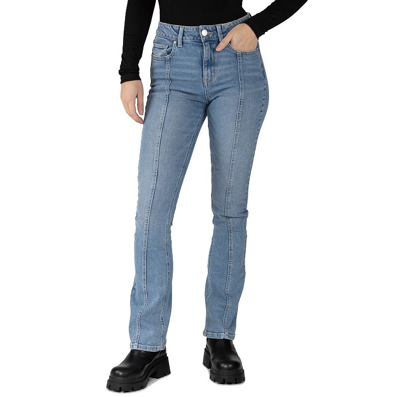 Juniors Indigo Rein High-Rise Bootcut Jeans, Girls, Size: 0, Med Blue