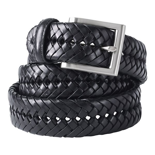 Men's Lands' End Leather Braid Belt