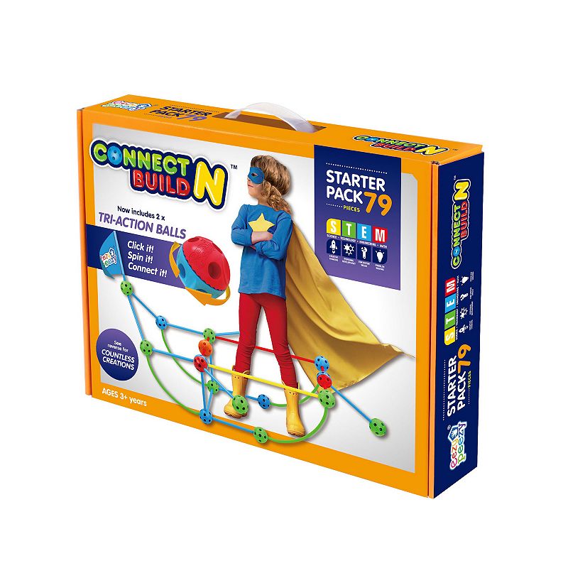 National Sporting Goods Connect N Build 79-Piece Construction Tactile Toy S